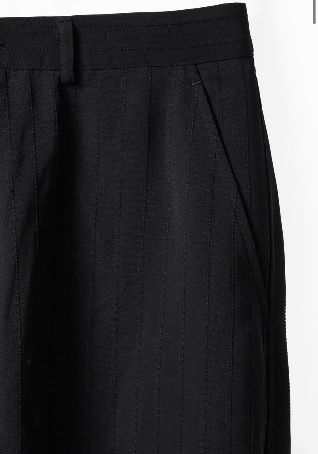 Embroidered Stripe Mid Straight Pants 상품이미지3