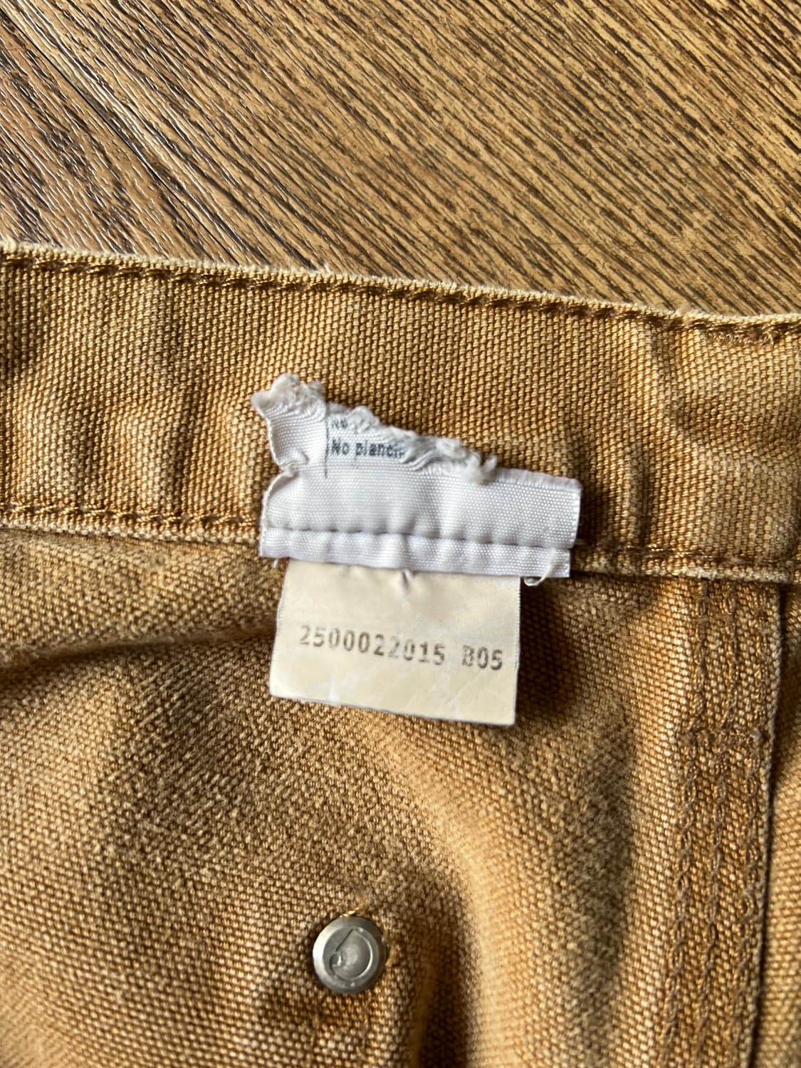 [32]칼하트 USA 빈티지 페이딩 브라운 더블니 워크 팬츠 상품이미지8