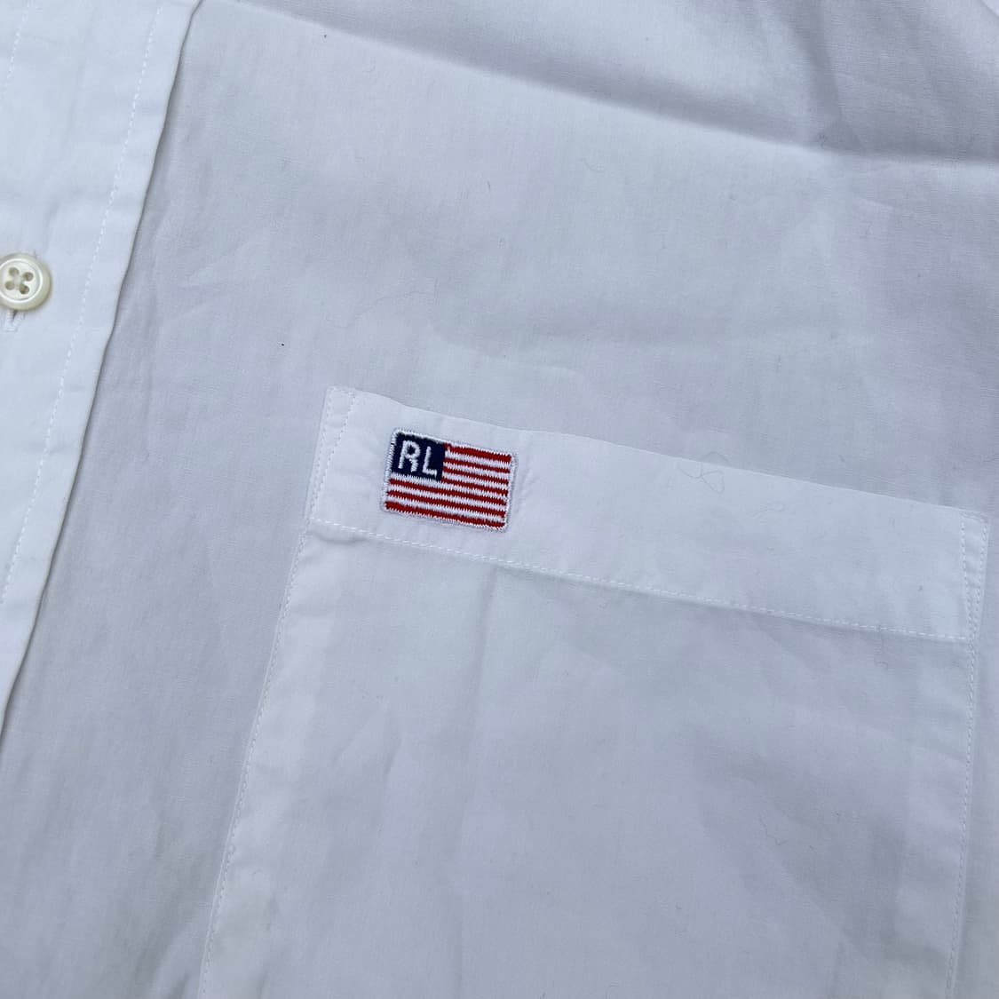폴로 진스 성조기 로고 포플린 셔츠 상품이미지4