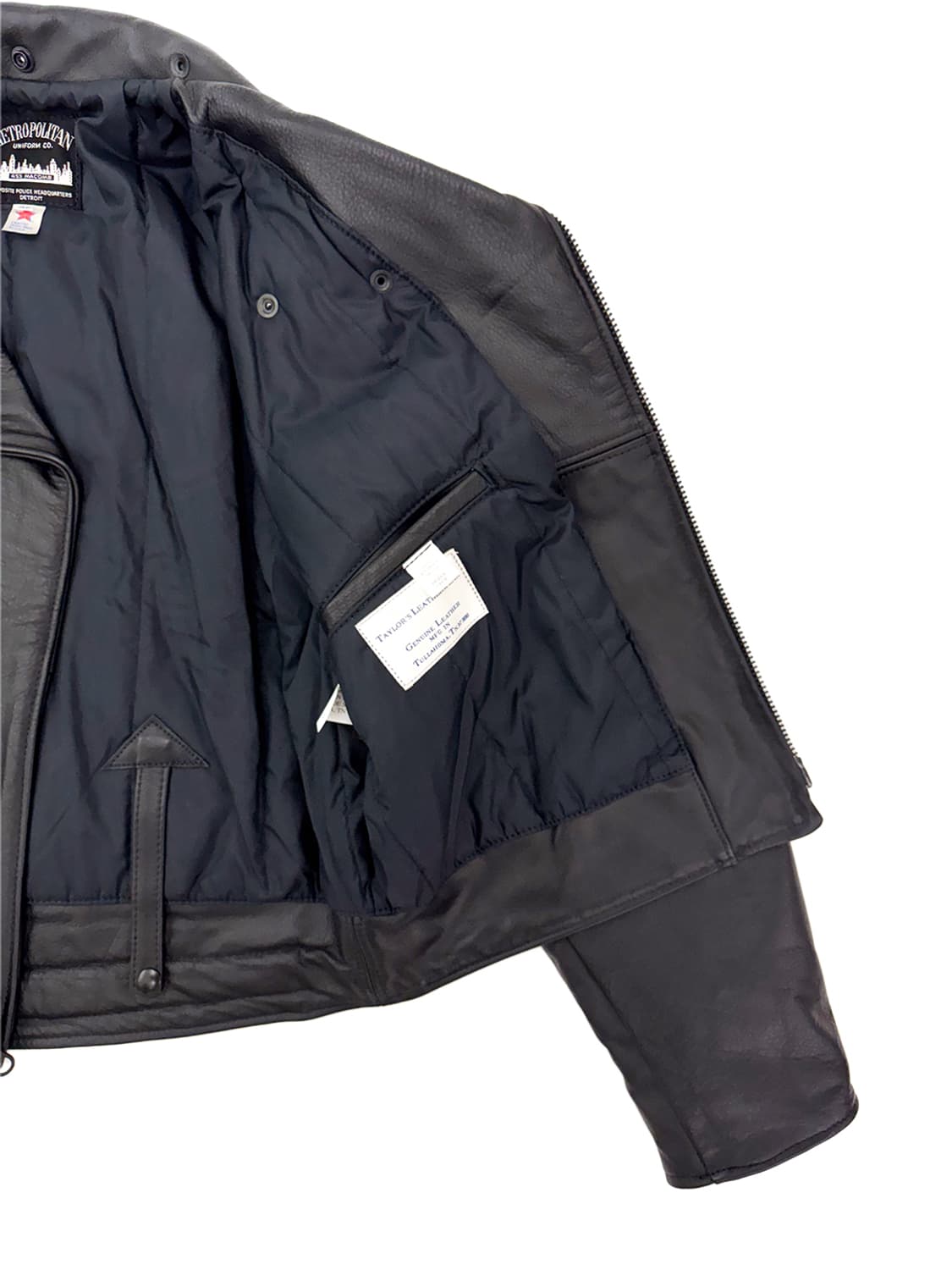 Taylor’s Leather wear Police 모터사이클 자켓/46 상품이미지4