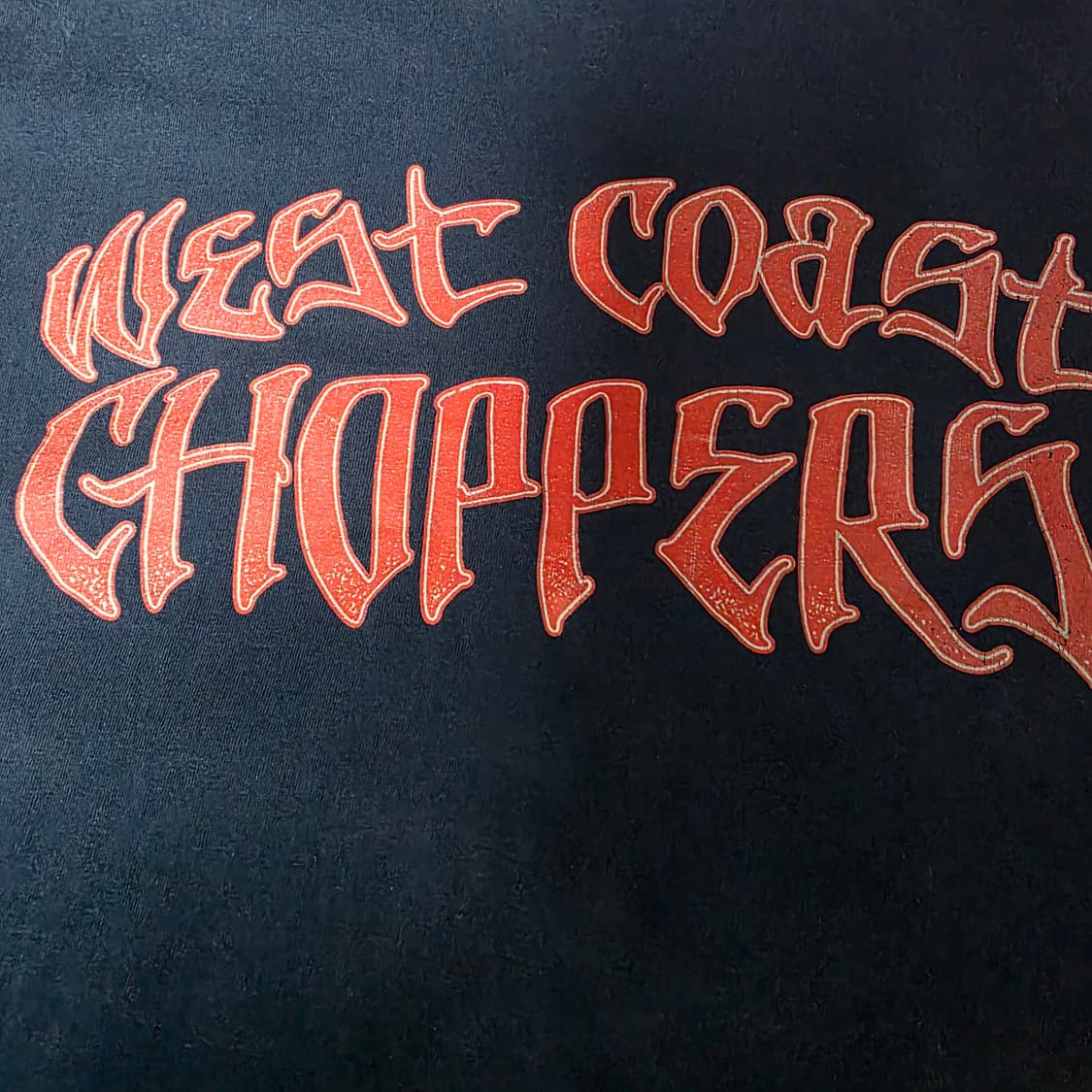 [2XL] 빈티지 WCC 웨스트 코스트 차퍼스 폰트 롱슬리브 네이비 상품이미지3