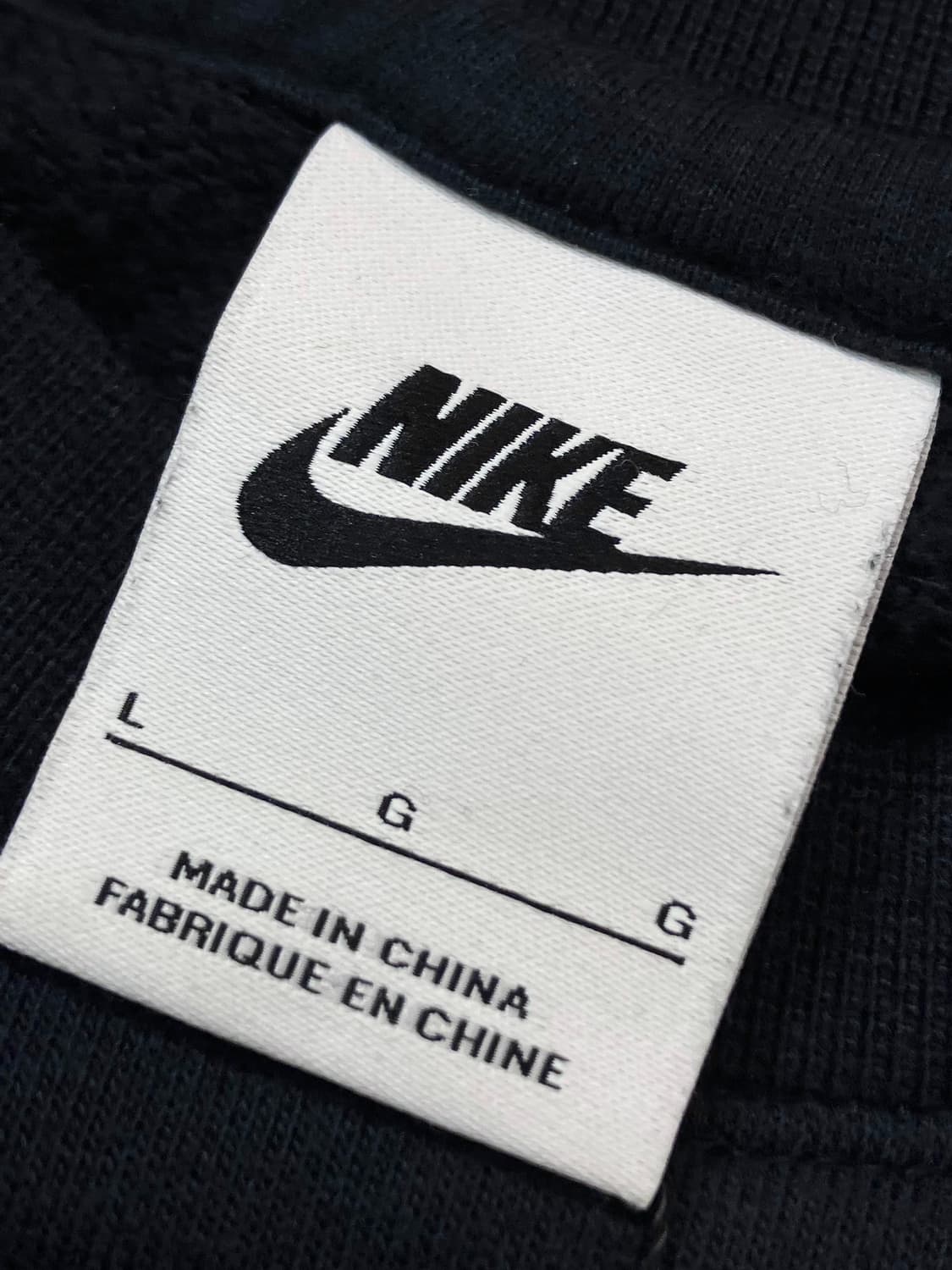 나이키 패치워크 맨투맨 블랙 L #csz2717 상품이미지6