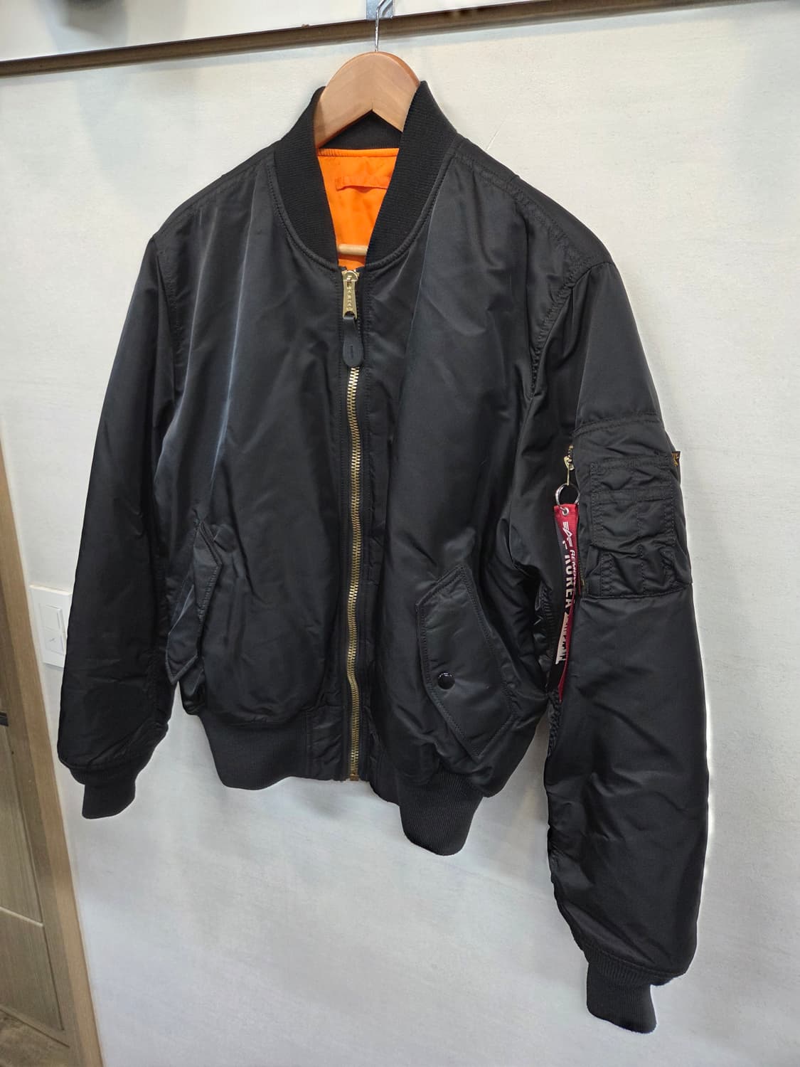 알파인더스트리 겨울용 ma-1 항공자켓 M 상품이미지5