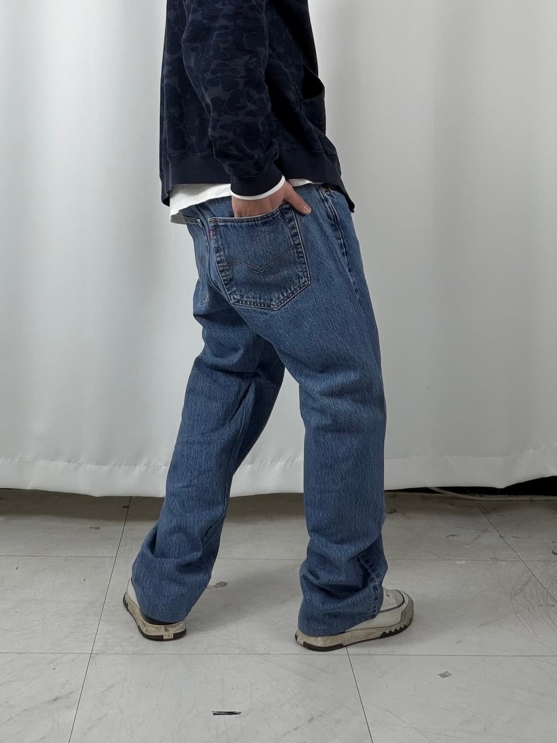 a216) 33 리바이스 501 중청 상품이미지2