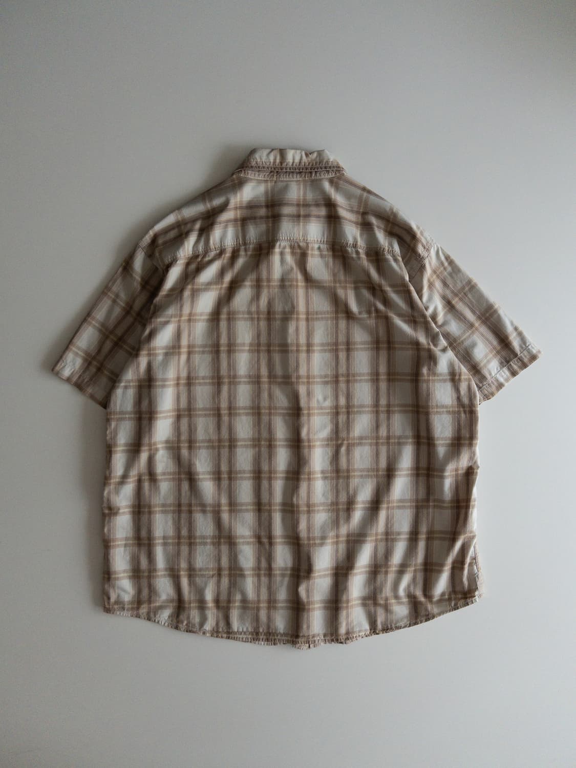 칼하트 원포켓 체크 반팔셔츠 XL 상품이미지8