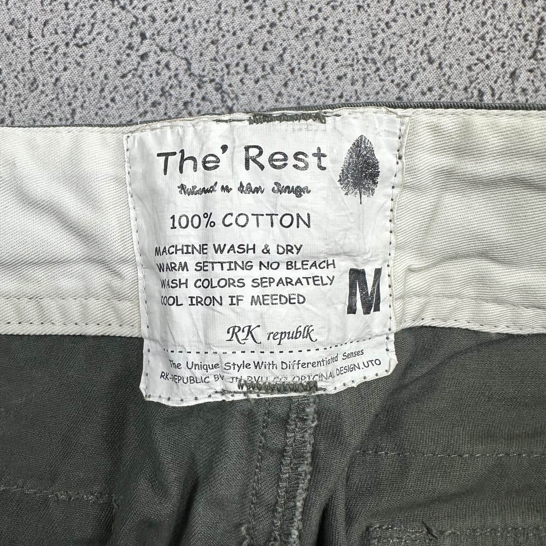 ✨ (바배) 빈티지 카키 카고 버뮤다 팬츠  상품이미지3