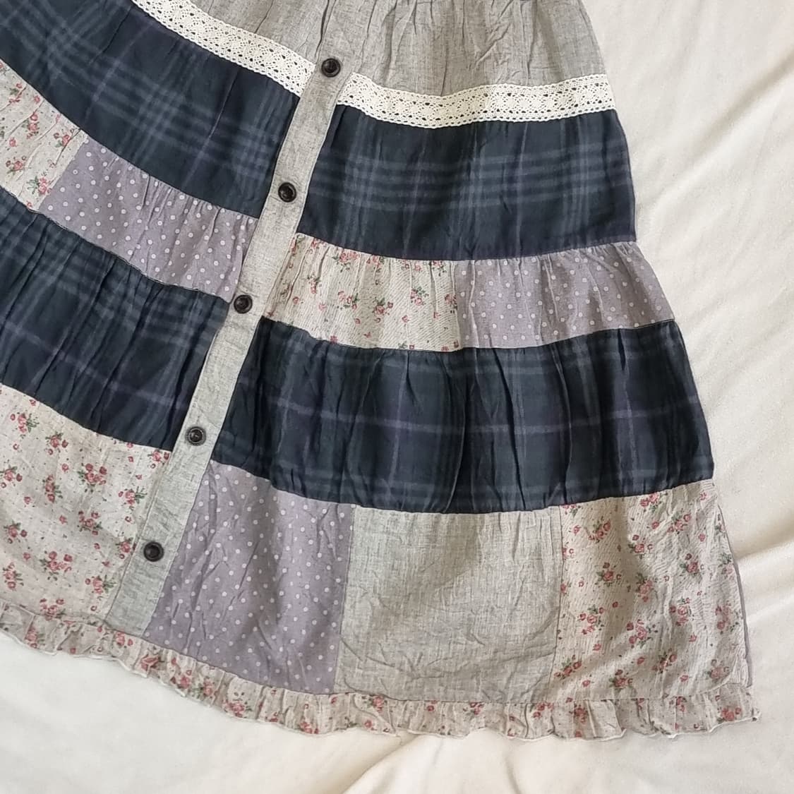 빈티지 패치워크치마 상품이미지3