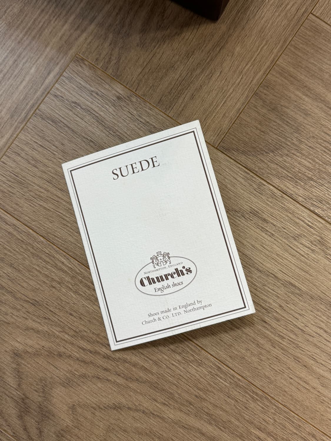 처치스 스웨이드 오프화이트 윙팁 UK7.5 상품이미지9