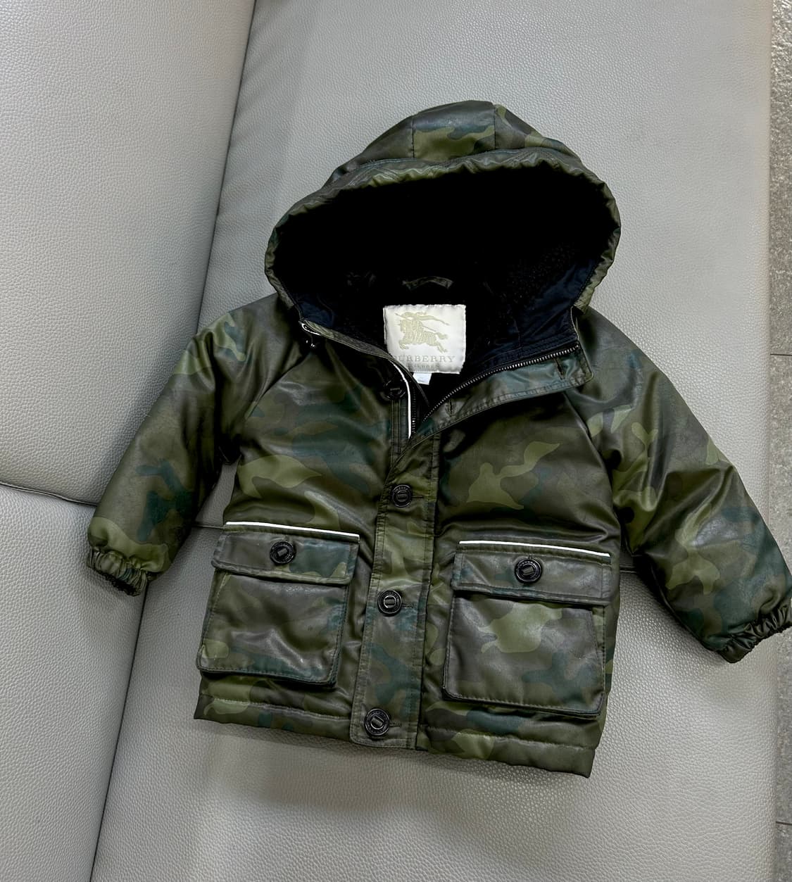 버버리 키즈 카모 다운패딩(2세) 상품이미지4