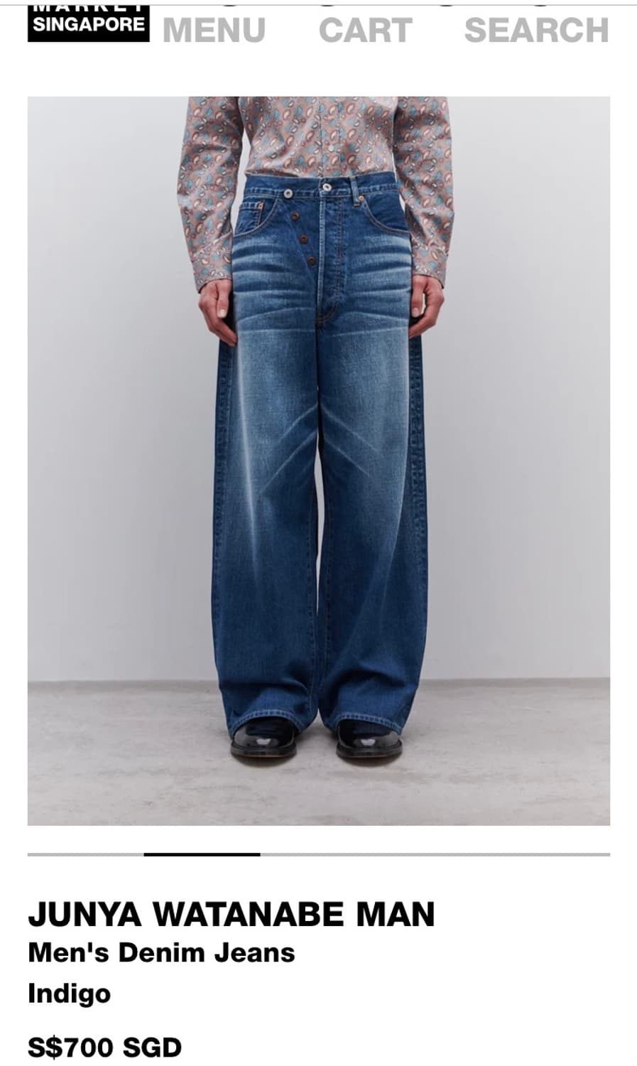 준야 와타나베 24fw 데님 팬츠 상품이미지2