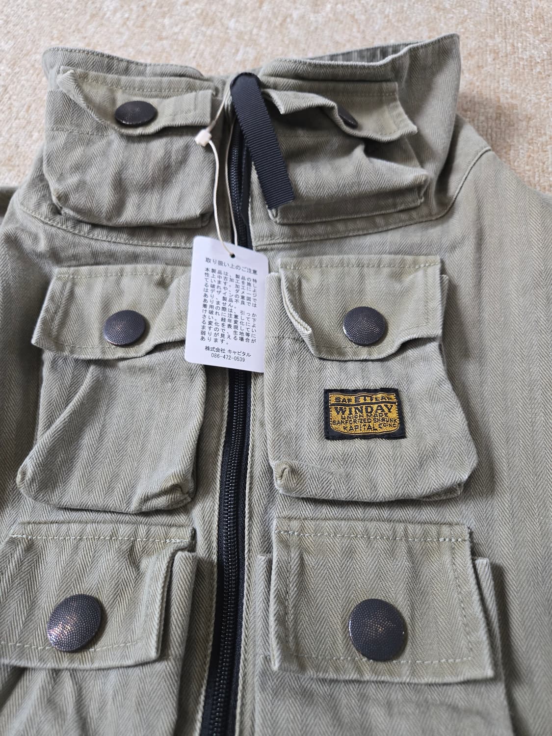 Kapital 헤링본 니켈 아노락  상품이미지3