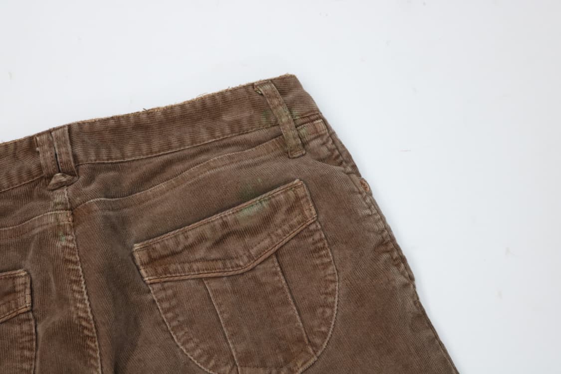 Flash Report 플래시리포트 빈티지 브라운 코듀로이 부츠컷 팬츠 상품이미지9