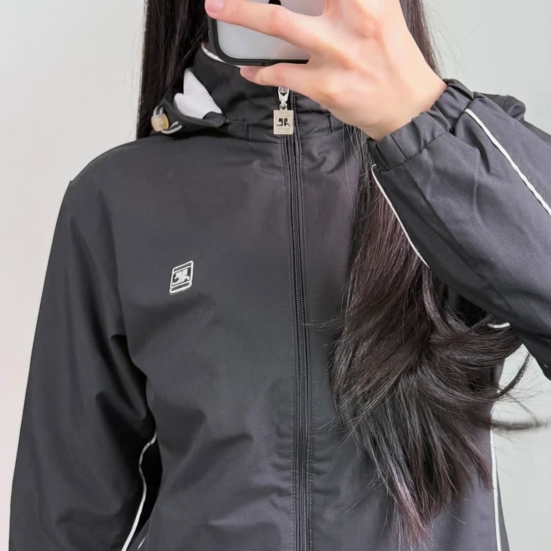 꾸레쥬 후드 바람막이 상품이미지2