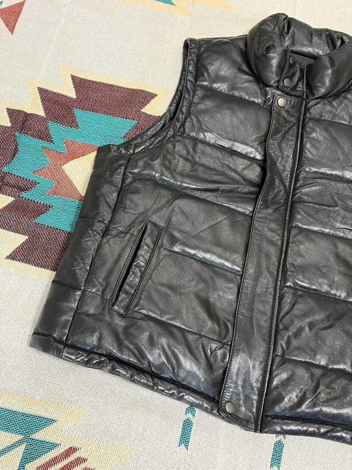 양가죽 덕다운 패딩 베스트 / sheepskin padding vest 상품이미지3