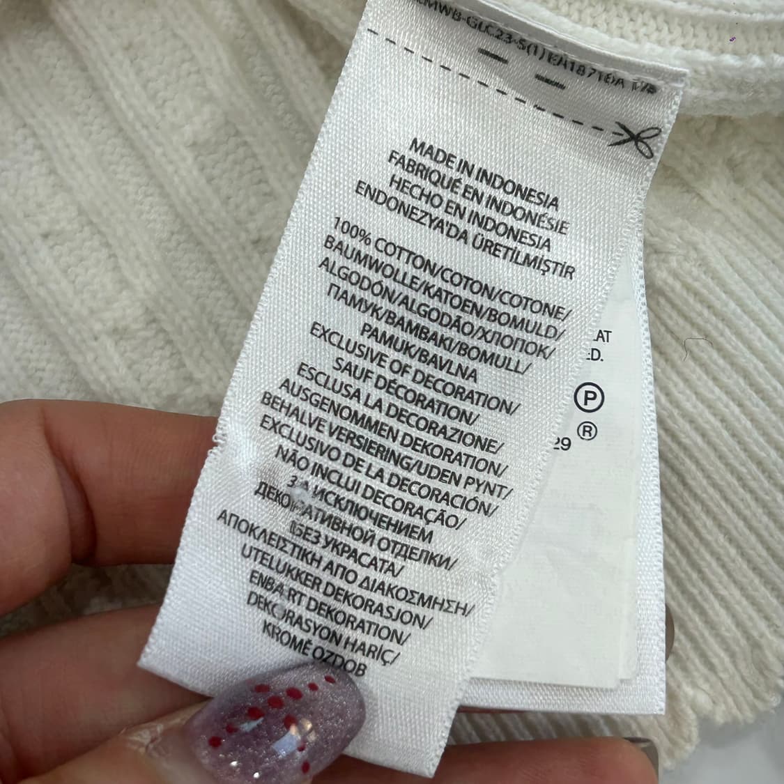 Polo 폴로 블랙포니 프릴넥 아이보리 케이블 가디건 상품이미지6