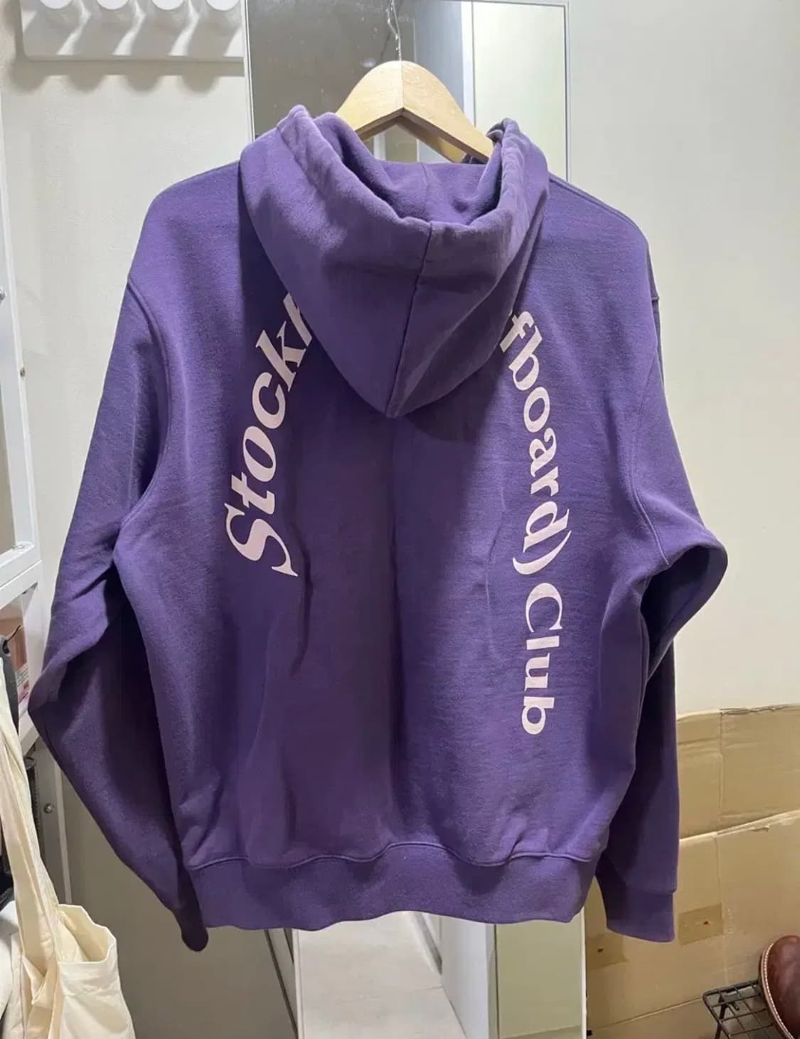 스톡홀름 서프보드 클럽 후드 퍼플 M 상품이미지2