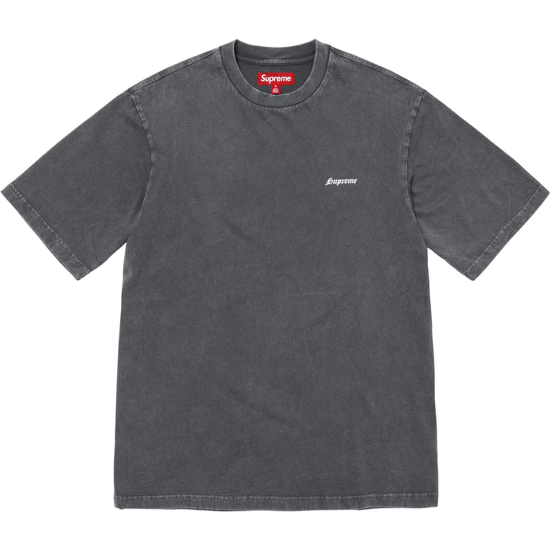 Supreme Washed S/S Top Black 상품이미지1