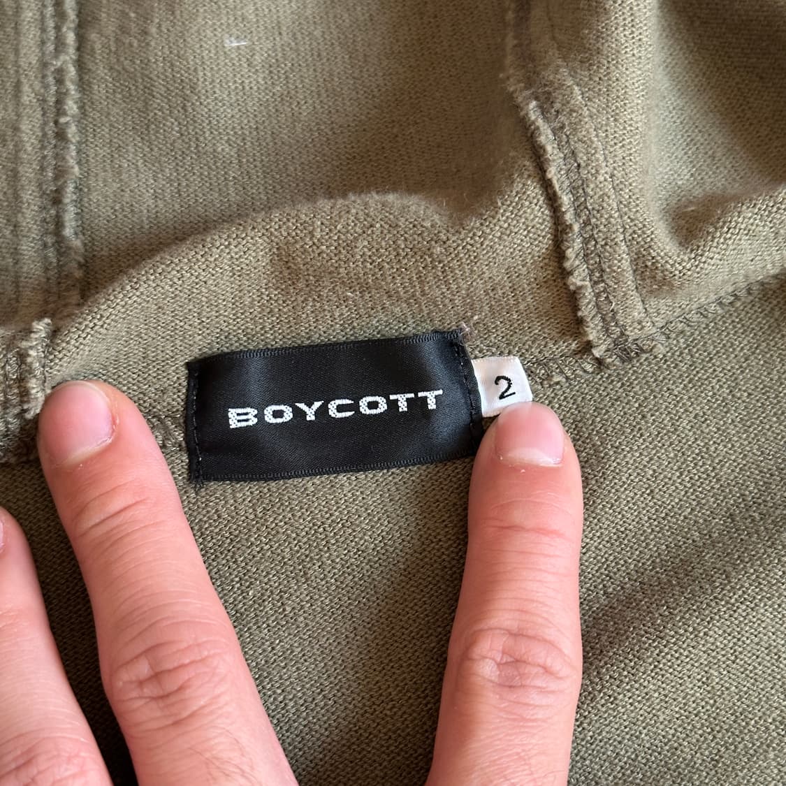 Boycott anorak cotton hoodie 상품이미지7