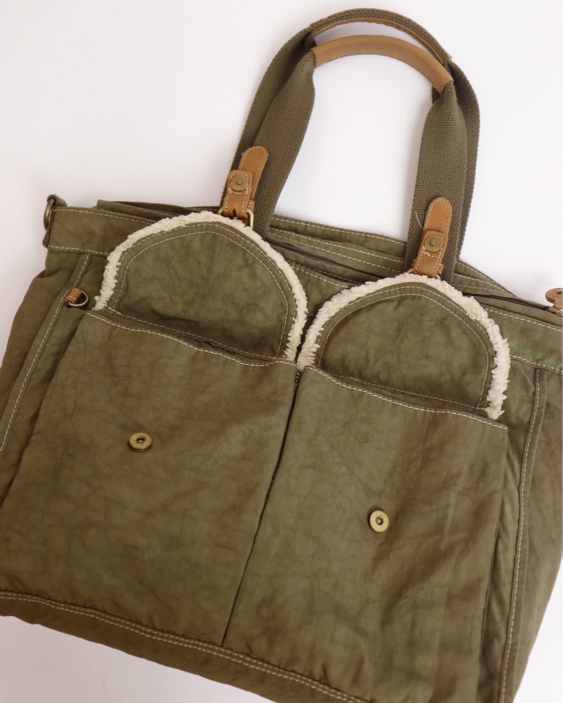 [KIPLING] 퍼 트리밍 멀티 포켓 2WAY 토트백 상품이미지7