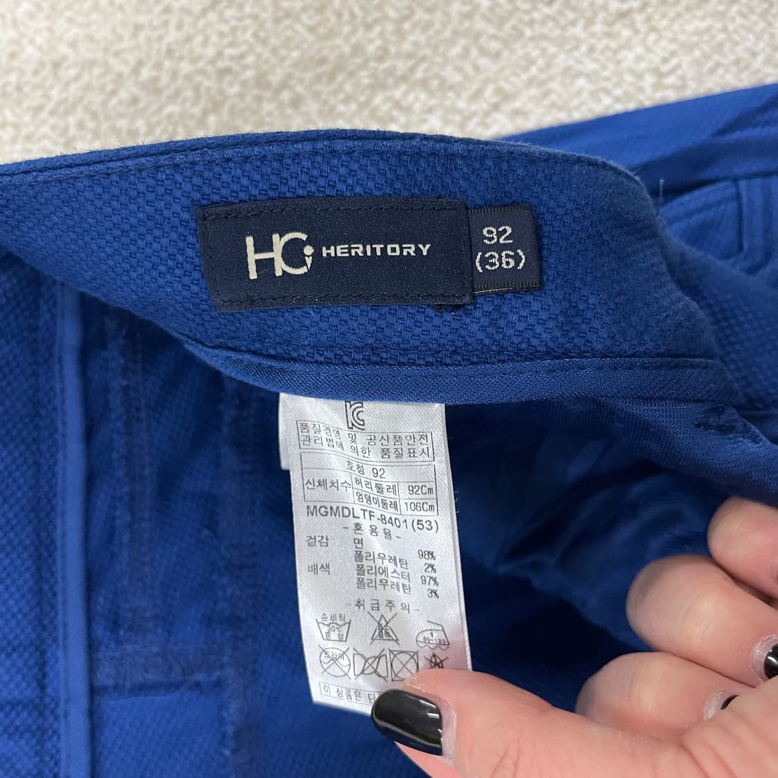 36 헤리토리 골프 기능성 바지 0213M 상품이미지3