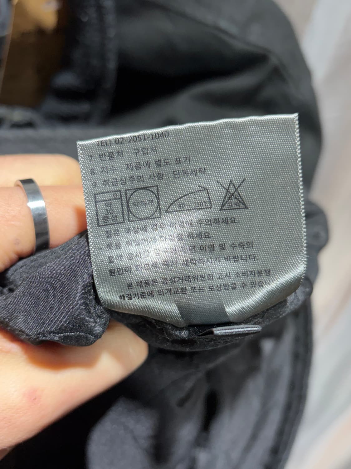 M 리바이스 투포켓 워시드 블랙 야상 자켓 상품이미지6