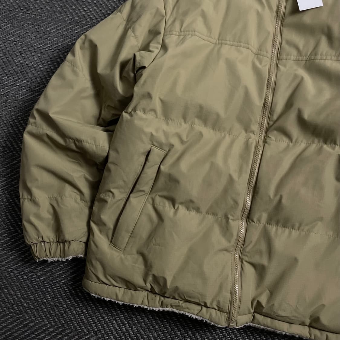 빈티지 리버시블 양털 플리스 오버핏 점퍼 자켓 o 4022 상품이미지3