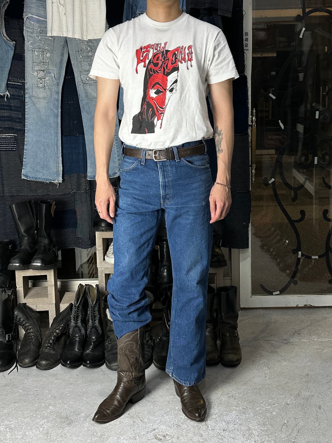 90's USA Made 토니라마 카우보이 웨스턴 부츠 상품이미지2