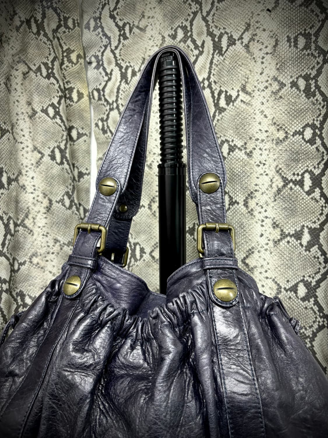 [GETARD DAREL Y2K] BB BAG Logo Purple Ov 상품이미지9