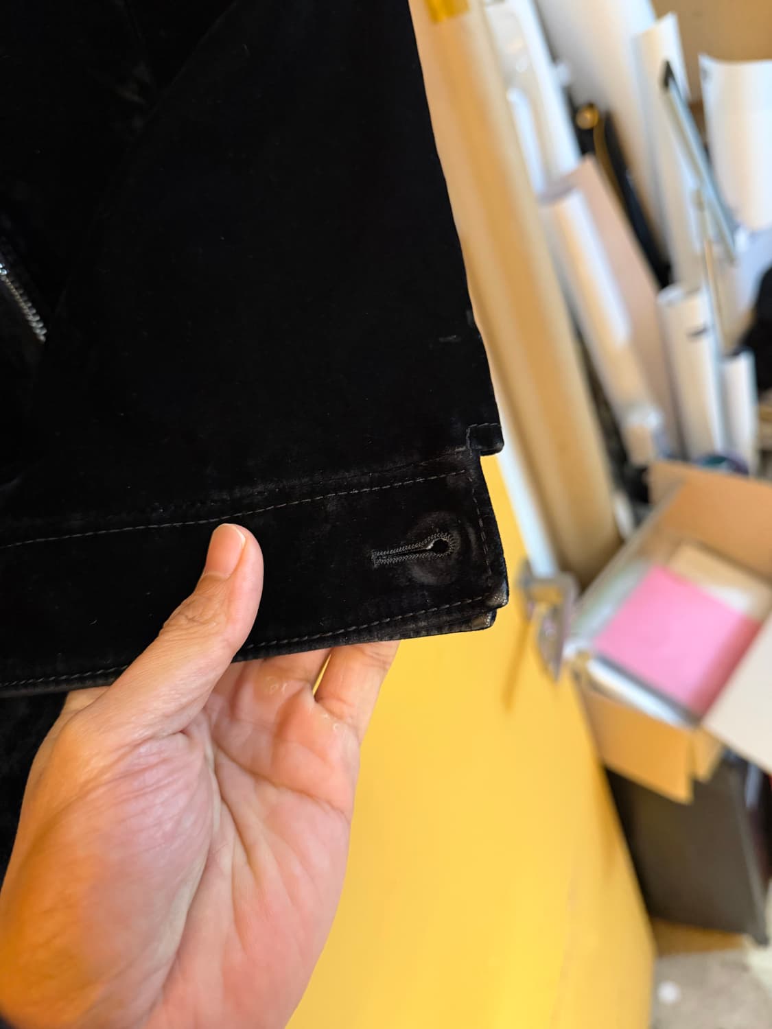 프라다 벨벳 자켓 XL 팝니다 상품이미지6