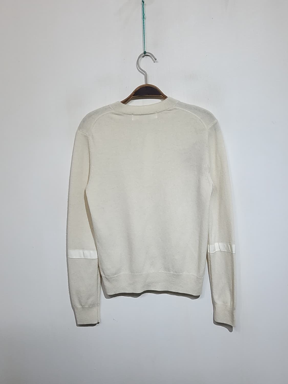 (정품) 꼼데가르송 가디건 아이보리 화이트 와펜 AZ N065  상품이미지6