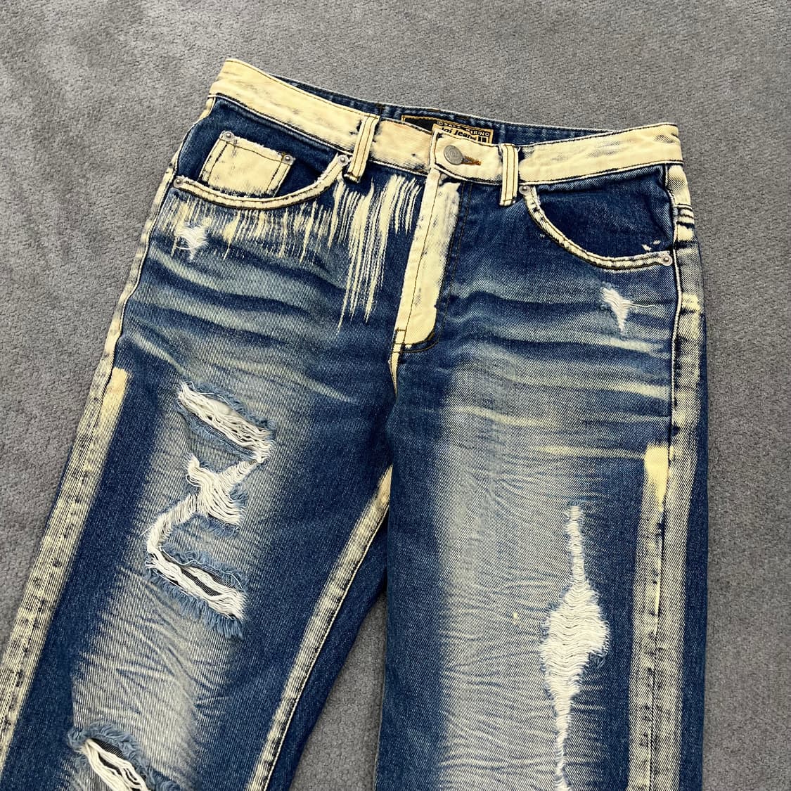 30 iloi 빈티지 워싱 디스 데님팬츠 상품이미지2