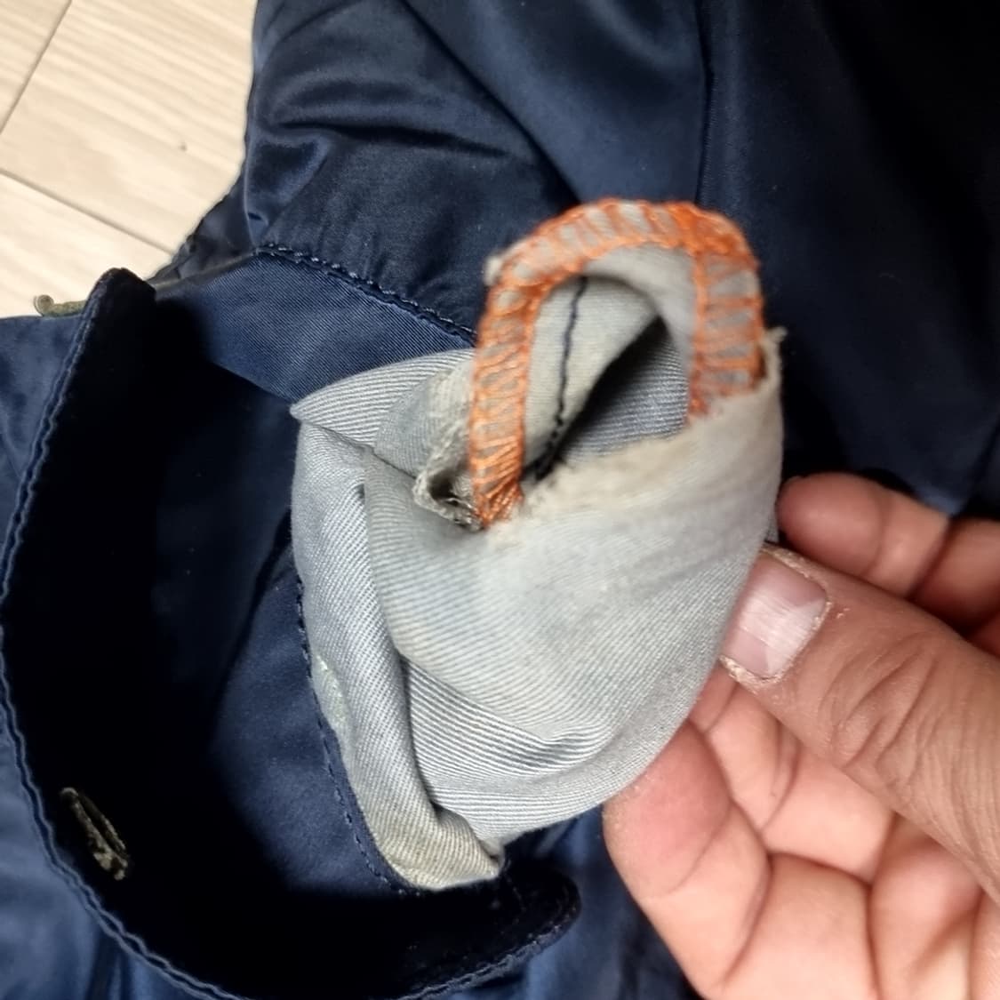 알파인더스트리 N3B 네이비 패딩 점퍼(S) 상품이미지7