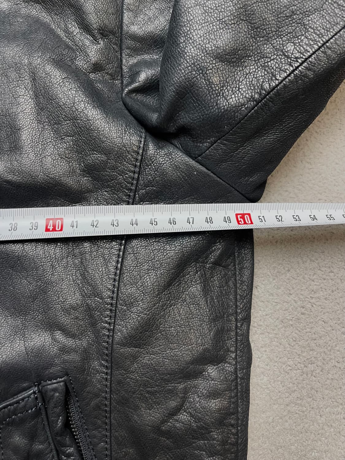 [100] 지오지아 하이넥 레더자켓 - 양가죽자켓 상품이미지5