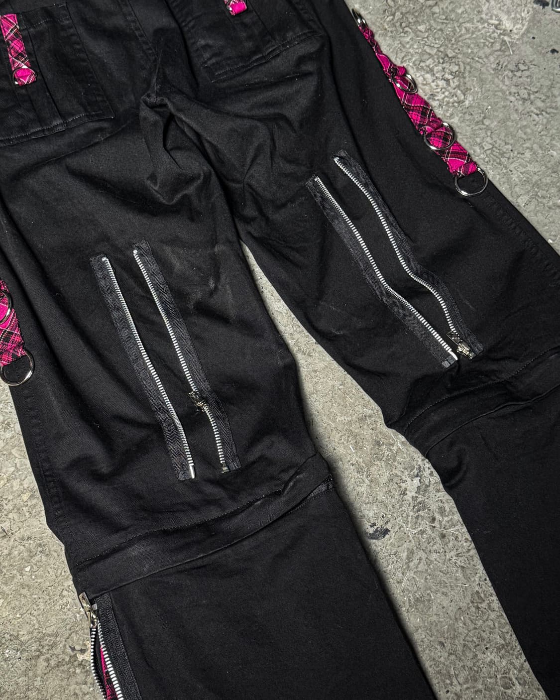 TRIPP NYC – Pink Tartan Bondage Zip Pant 상품이미지8