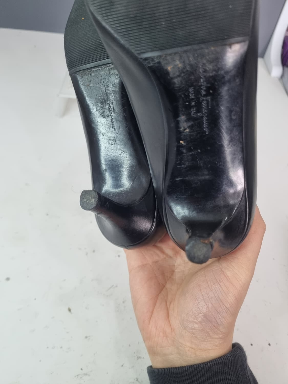 6 페라가모 실버버클 힐 상품이미지8