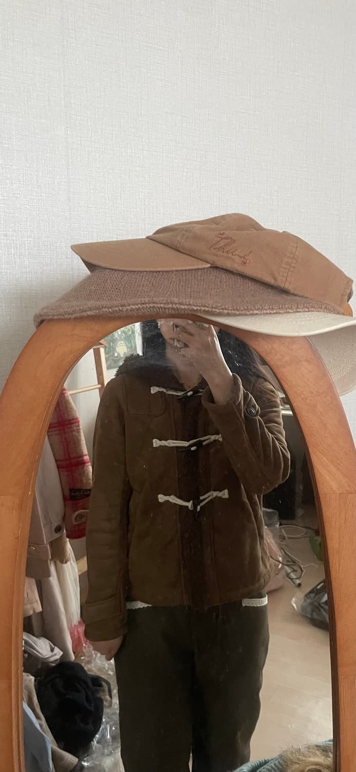 모리걸 빈티지 숏 떡볶이 무스탕🤎🐻 상품이미지5