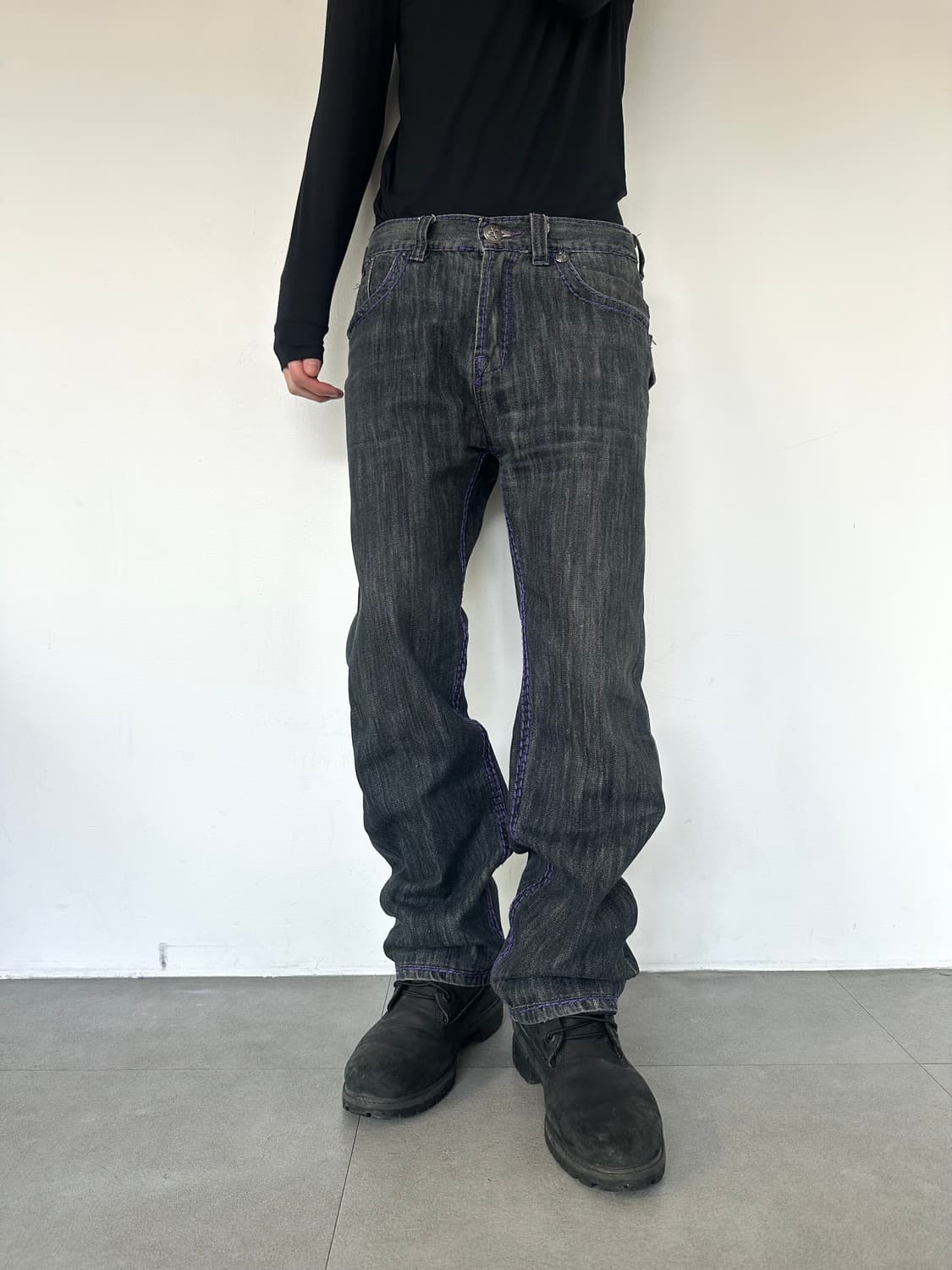 Victorious VTG 퍼플 윙 데님팬츠 상품이미지3