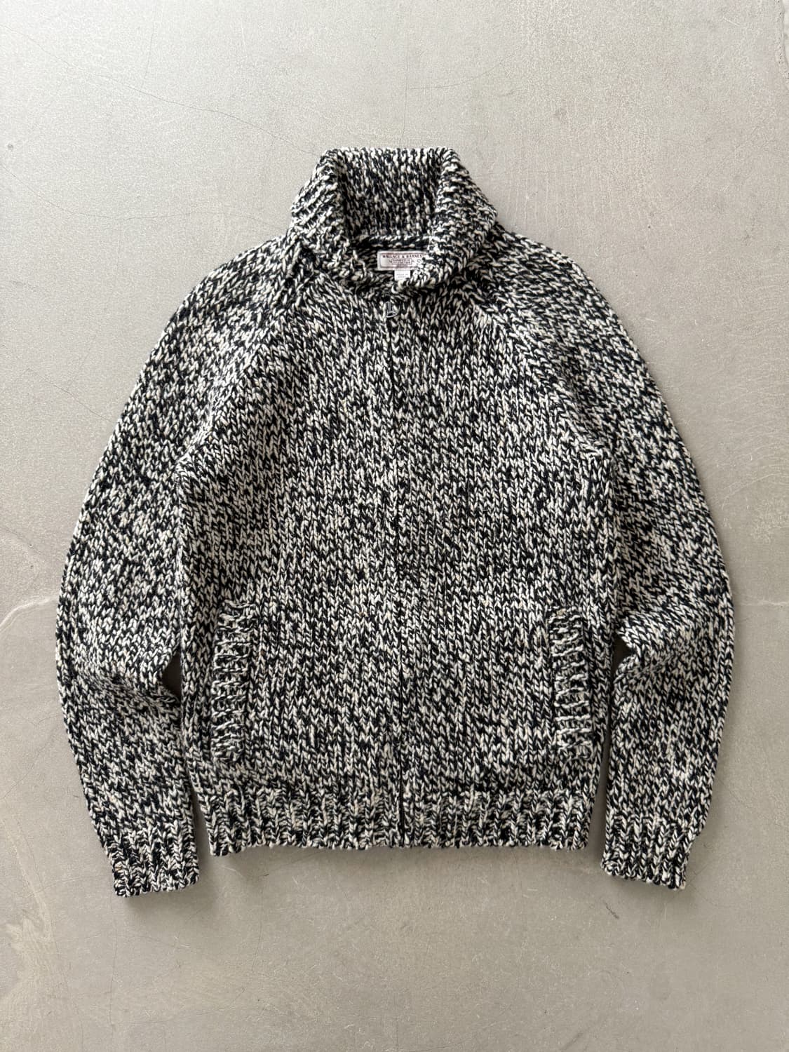WALLACE & BARNES Wool Zip Up Sweater 상품이미지1