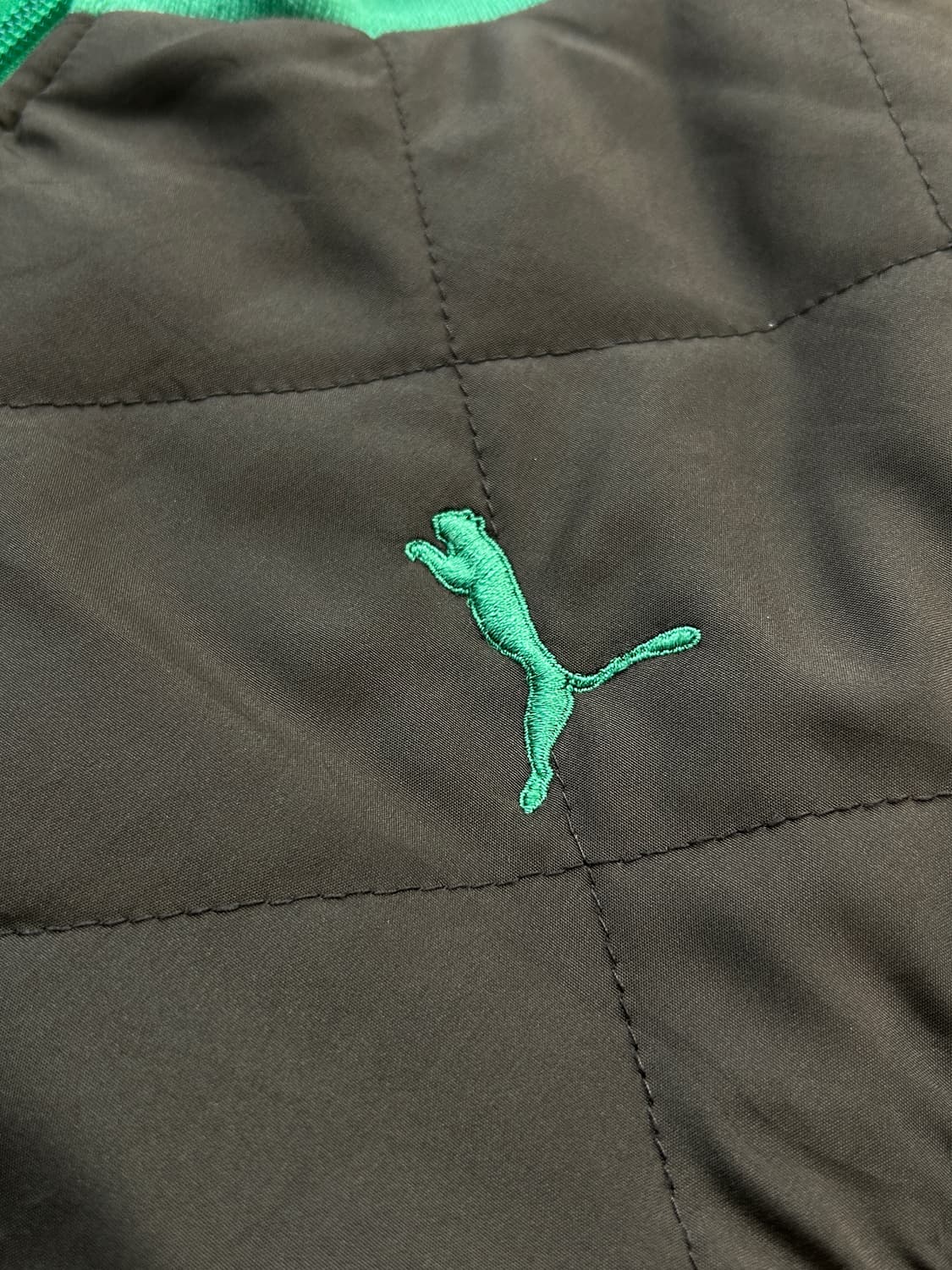 퓨마 퀄팅 브라운 푸퍼 자켓 L  상품이미지5