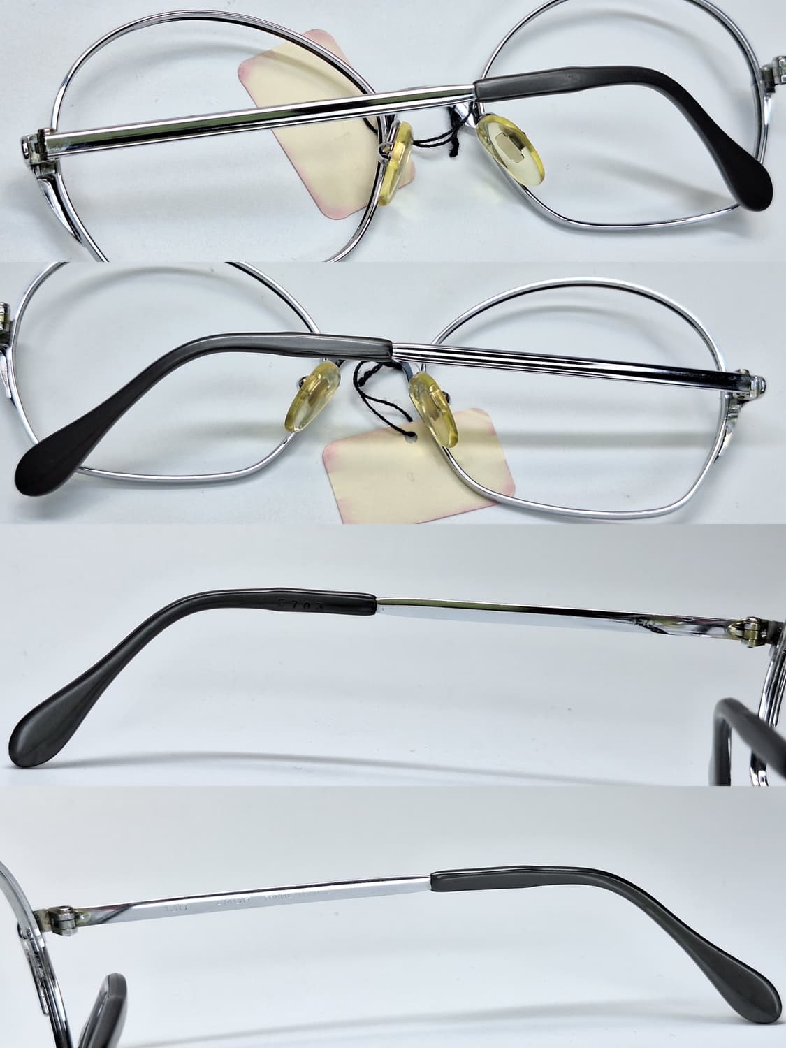 80s 프랑스제 빈티지 데드스톡 미사용/아모르 Amor 6703 여성안경 상품이미지2