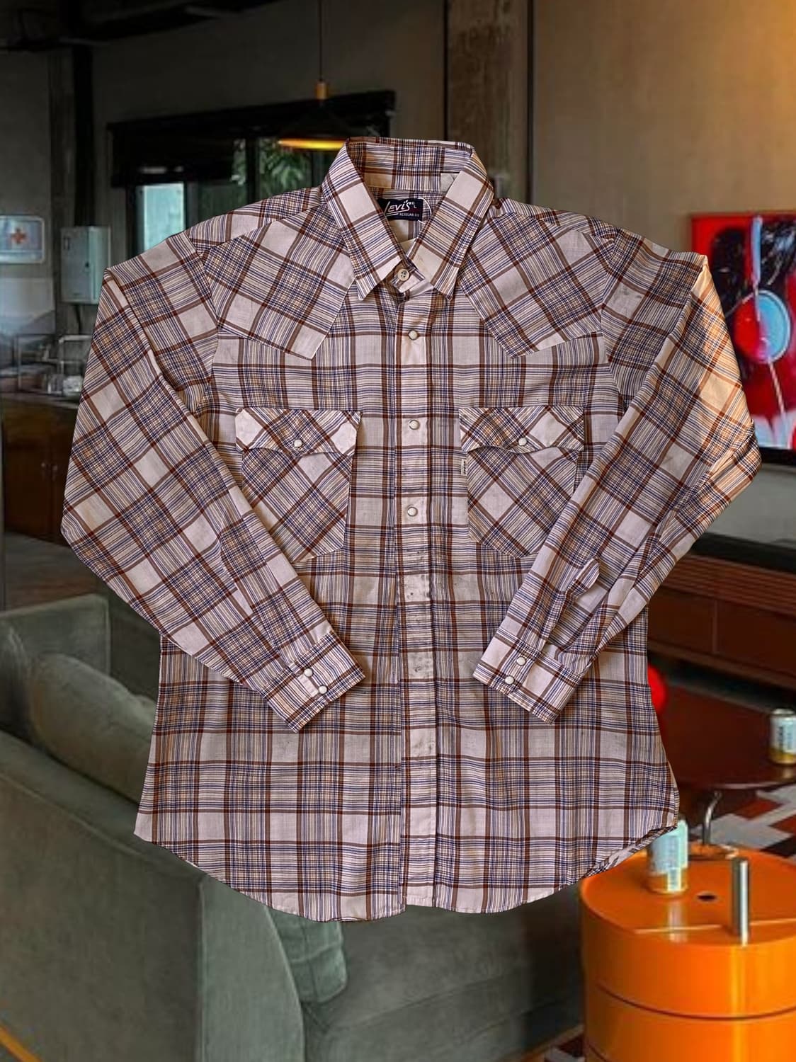 리바이스 체크 셔츠 (Man L) AB1340 상품이미지1