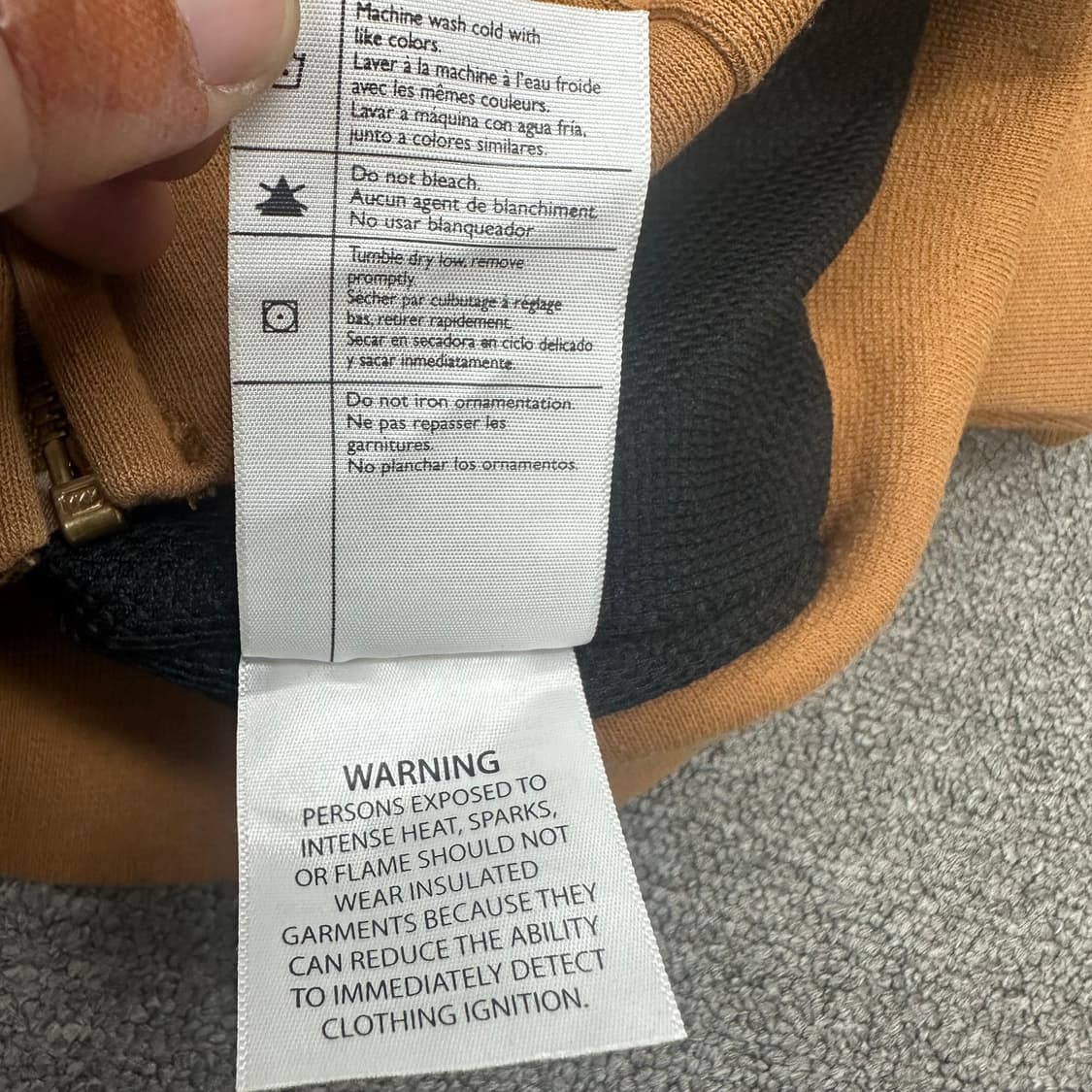 칼하트 써멀 후드집업 상품이미지5