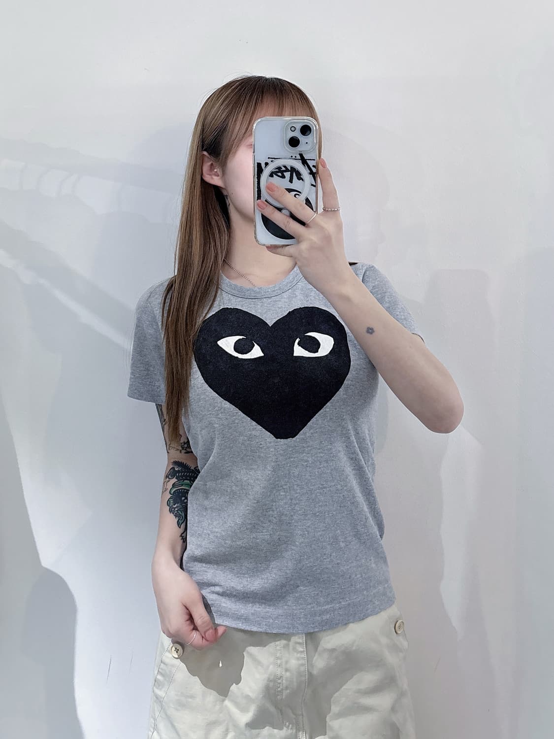 꼼데가르송 빅로고 반팔 상품이미지1