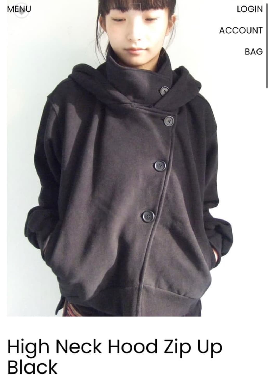 오스하이 후드집업 2사이즈 상품이미지1