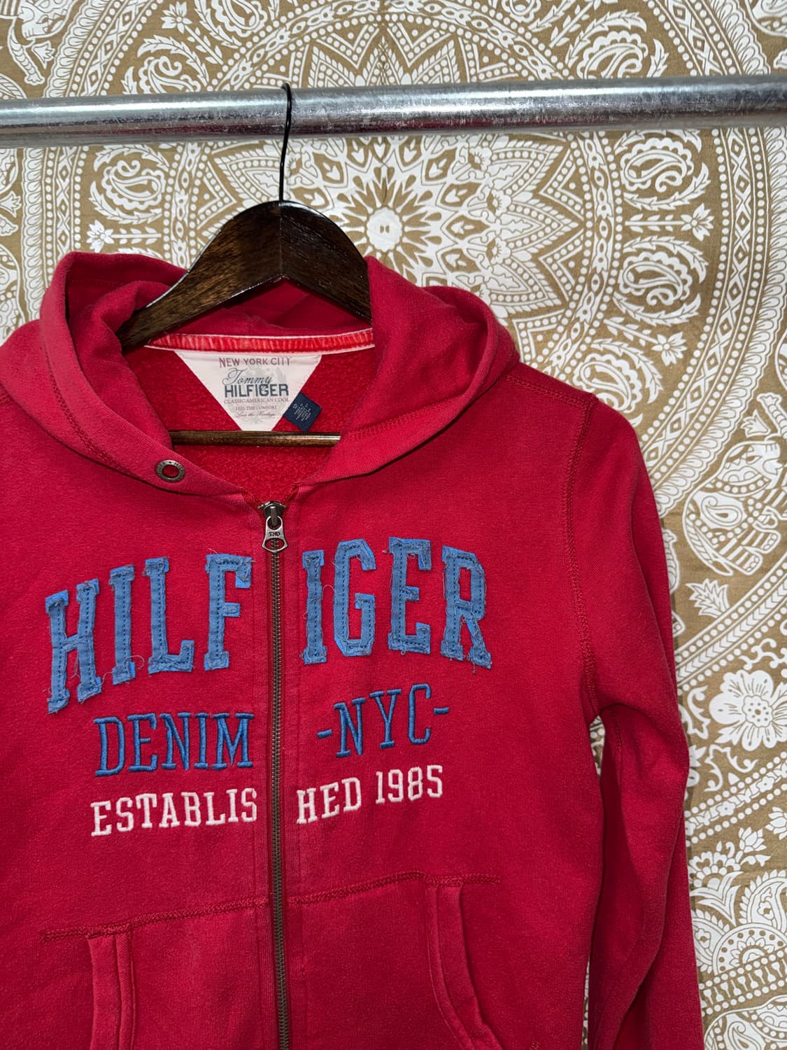 타미힐피거 기모 자수 후드집업  상품이미지4