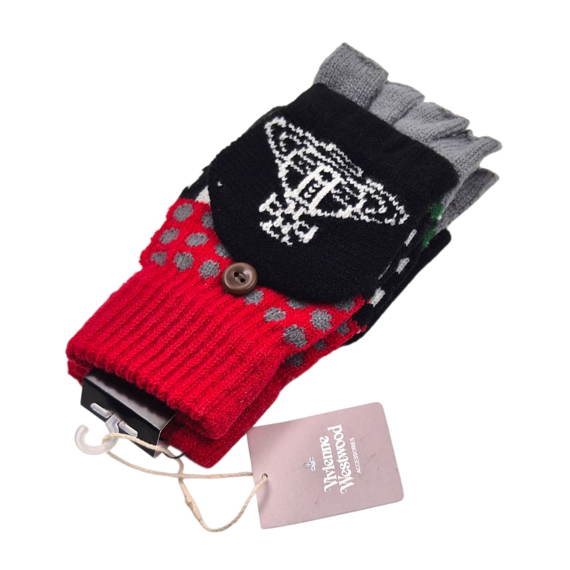 비비안웨스트우드 핑거리스&벙어리 울 장갑 상품이미지3