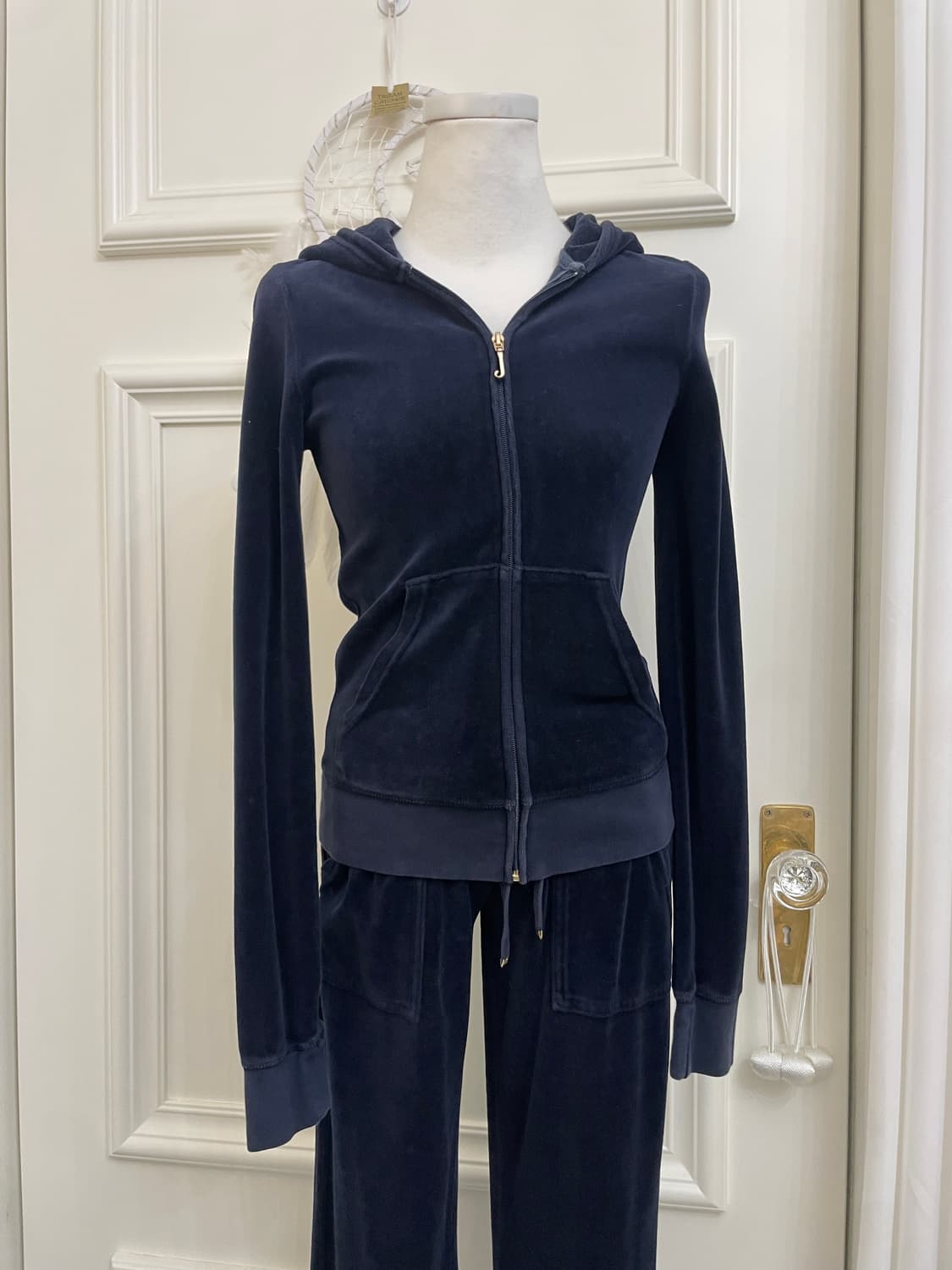 JUICY COUTURE navy basic velvet training 상품이미지4