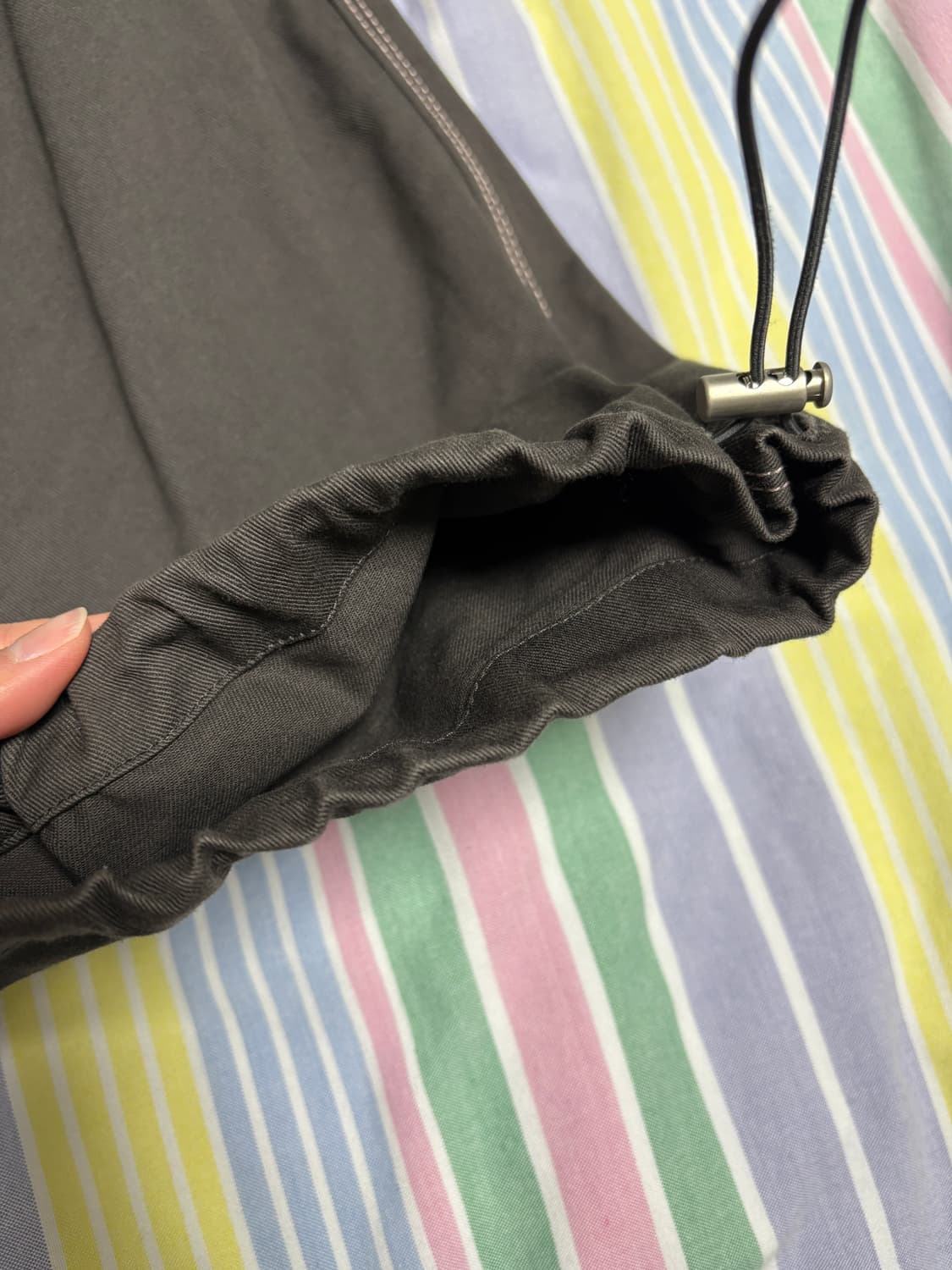 코스모스 스티치 카고팬츠 그레이 S (1회착용) 상품이미지10