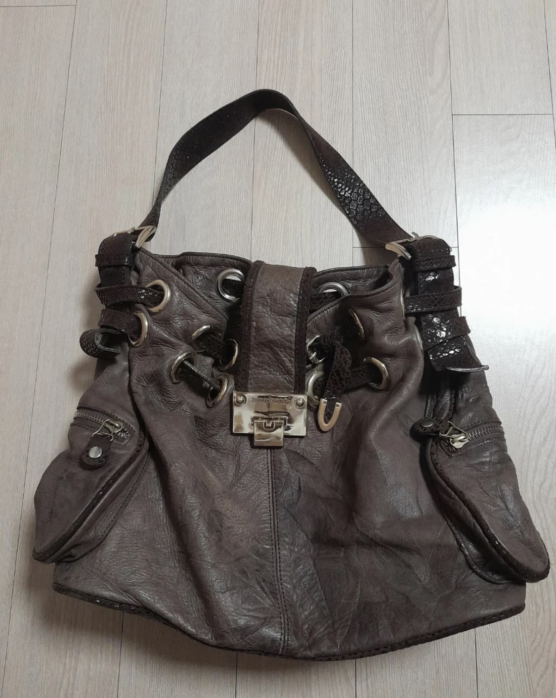 JIMMY CHOO LEATHER RING BAG  상품이미지2