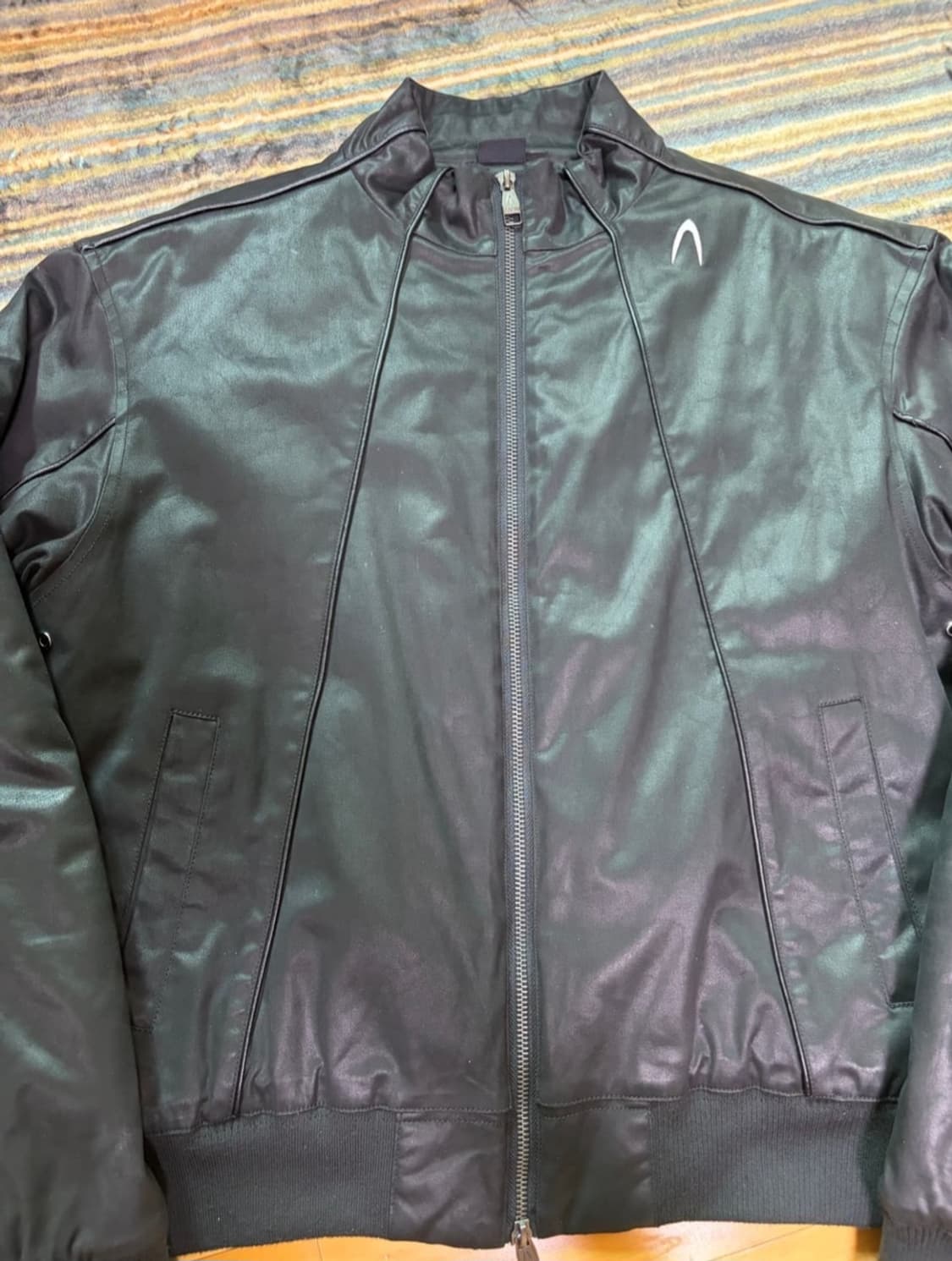 아캄 파이핑 레더 자켓 [2] 상품이미지2